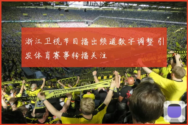 浙江卫视节目播出频道数字调整 引发体育赛事转播关注